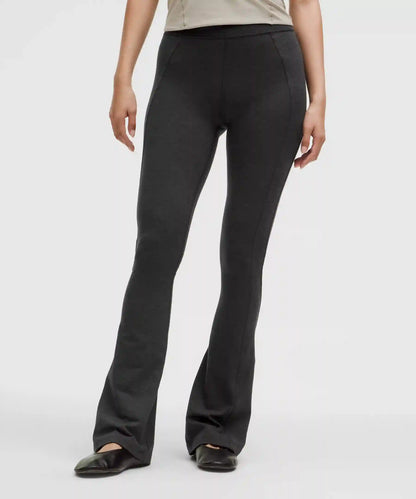 Softy Suedey Split-Hem High-Rise Mini-Flare Pant *Regular
