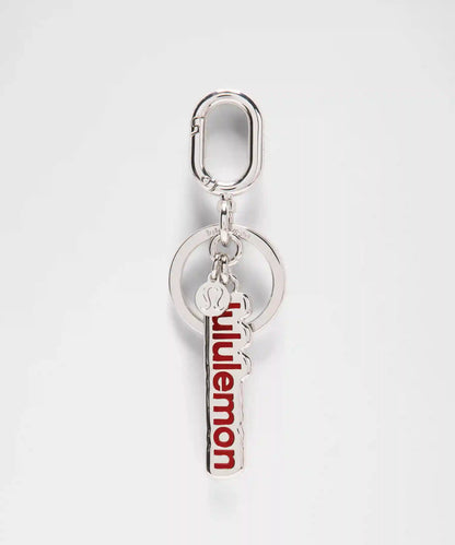 lululemon Metal Keychain