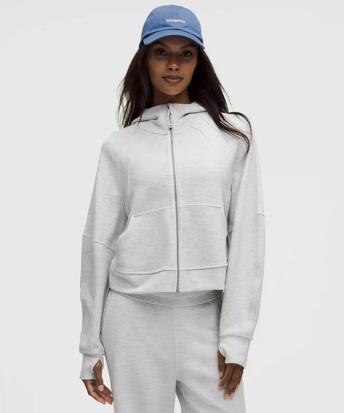 Scuba Oversized Full-Zip Hoodie *Waffle