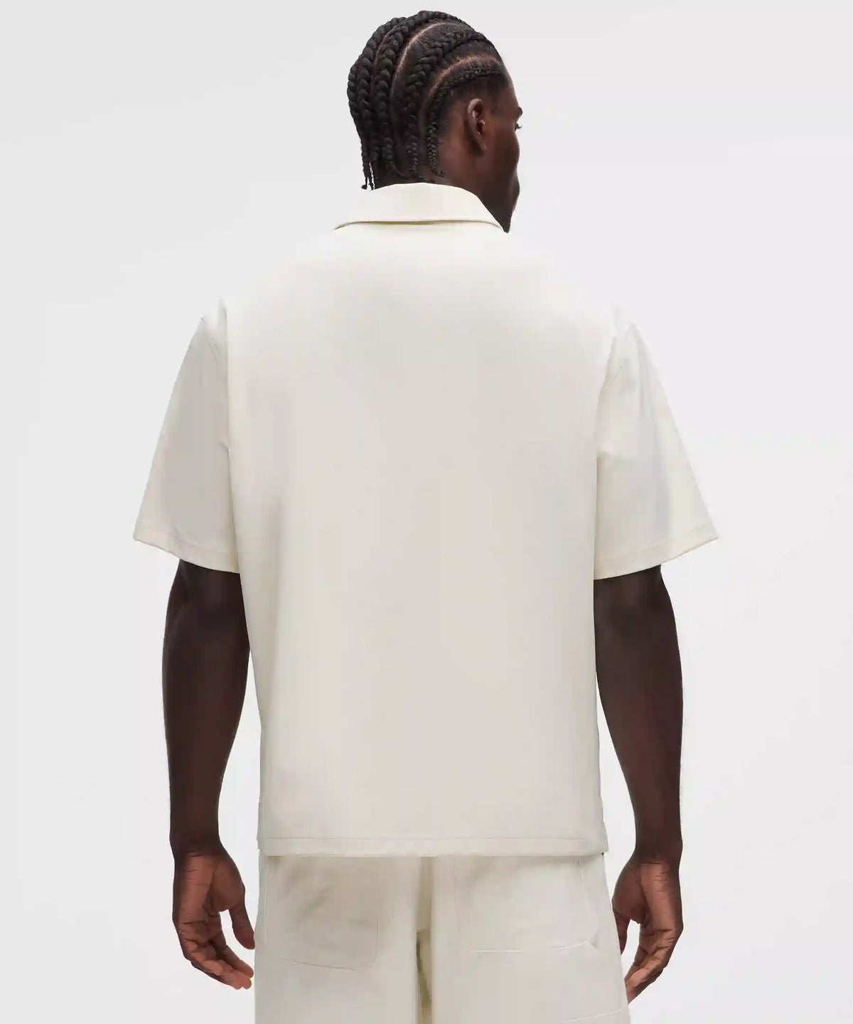 Daydrift Oversized Zip-Neck Polo Shirt