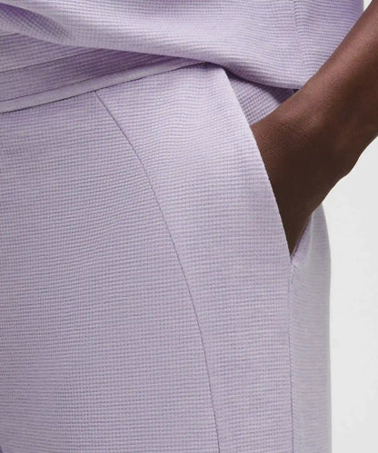 Scuba Mid-Rise Wide-Leg Pant *Waffle